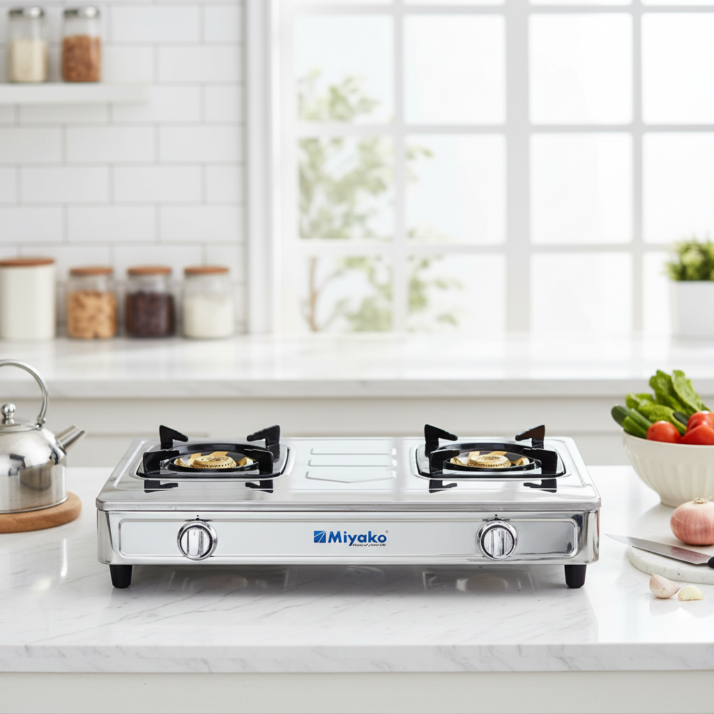 Miyako Tornado Double Burner Gas Stove MGS-132DG